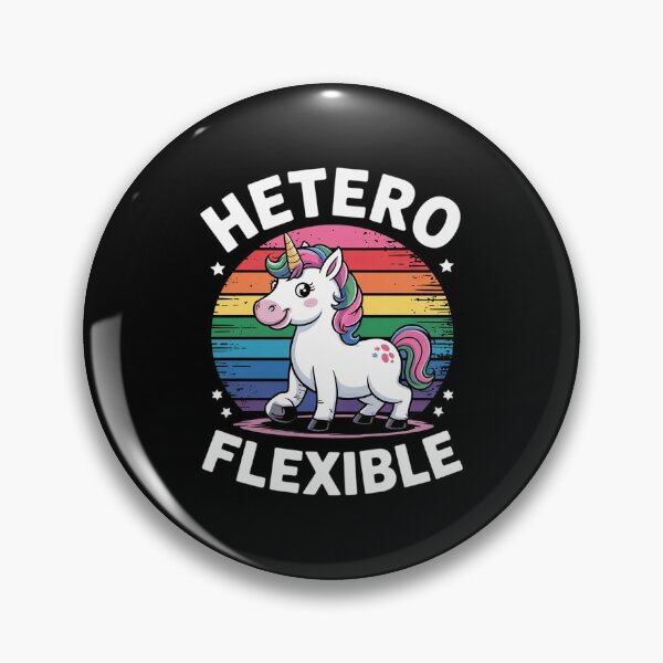 Item preview, Heteroflexible Yoga Unicorn Queer Ally Gay Pride Stuff designed and sold by FadeOfThrone.