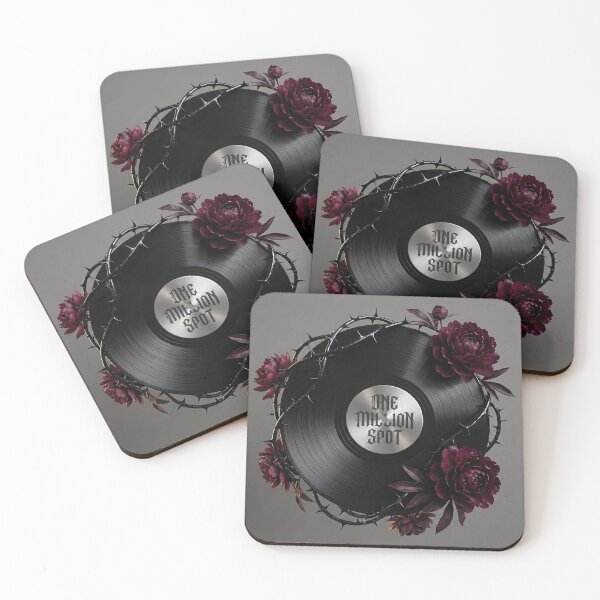 Item preview, Dark Gothic Vinyl Record Thorn Wreath designed and sold by OneMillionSpot.