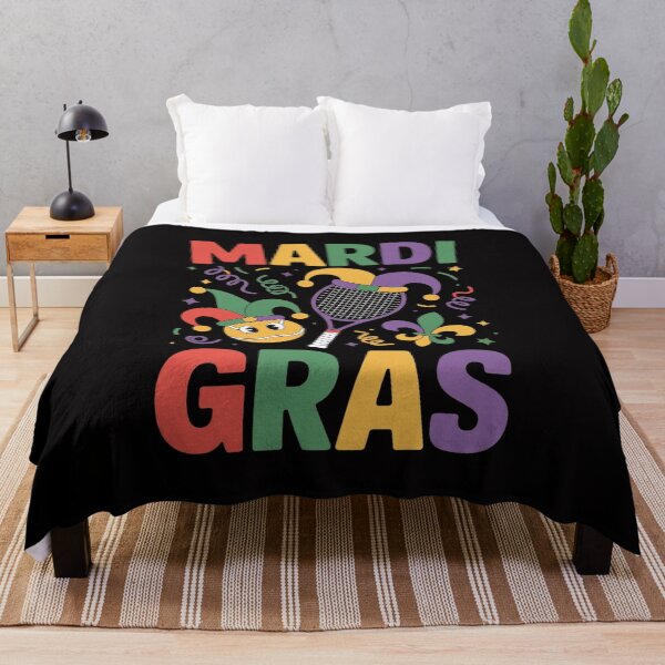 Item preview, Mardi Gras Tennis Crew Cute Masked Beads Player Team designed and sold by Vexat062Art.