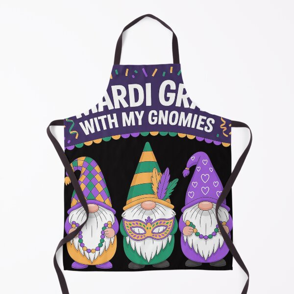 Item preview, Mardi Gras With My Gnomies Mardi Gras Gnome for Women designed and sold by Vexat062Art.
