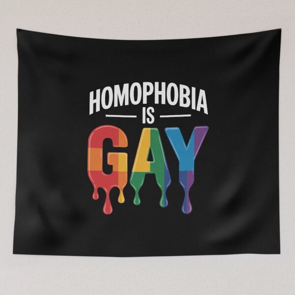 Item preview, Homophobia Is Gay for LGBTQ Pride designed and sold by FadeOfThrone.