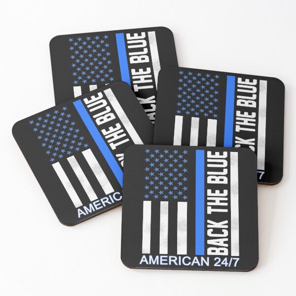Artikelvorschau, American 24/ Unterstützt die Polizei entworfen und verkauft von karmastore.