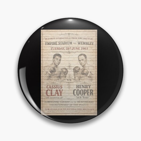 Item preview, Reimagined Clay v Cooper Boxing Poster designed and sold by halibutgoatramb.