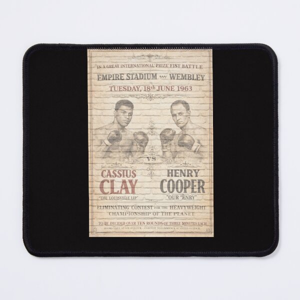 Item preview, Reimagined Clay v Cooper Boxing Poster designed and sold by halibutgoatramb.
