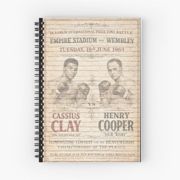 Item preview, Reimagined Clay v Cooper Boxing Poster designed and sold by halibutgoatramb.