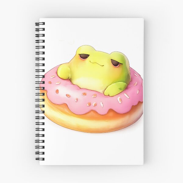 Item preview, Sleepy Frog in a Donut designed and sold by Eiraoff.