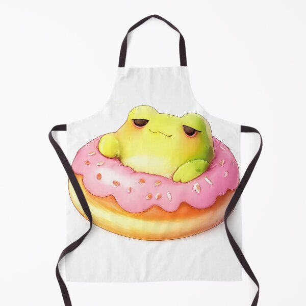 Item preview, Sleepy Frog in a Donut designed and sold by Eiraoff.