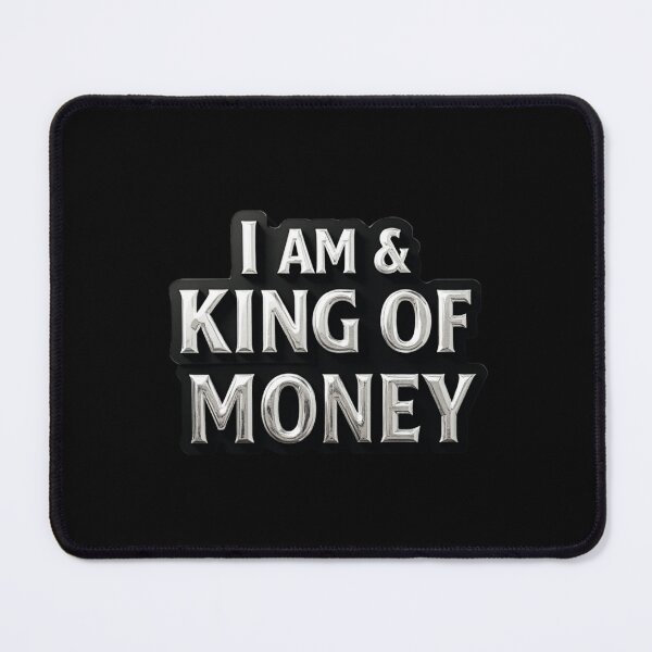 Item preview, I am the king of money now designed and sold by Kat's Design Hub.