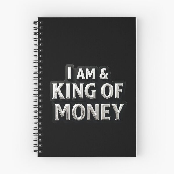 Item preview, I am the king of money now designed and sold by Kat's Design Hub.