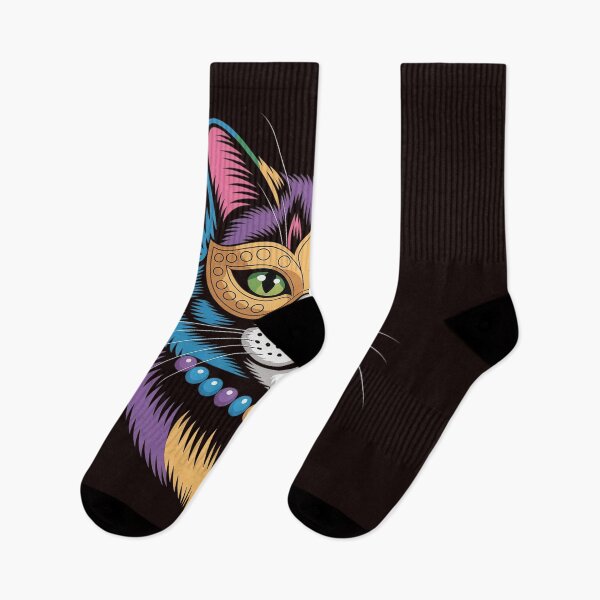 Item preview, Mardi Gras Cat Mask for Women Girls Cat Lovers Carnival designed and sold by MichaelStalkas.