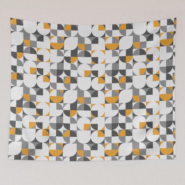 Item preview, Geometric Circles and Squares Repeated Design designed and sold by corgris.