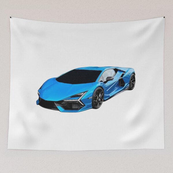 Item preview, Blue Sports Car Sticker designed and sold by Artuer69.