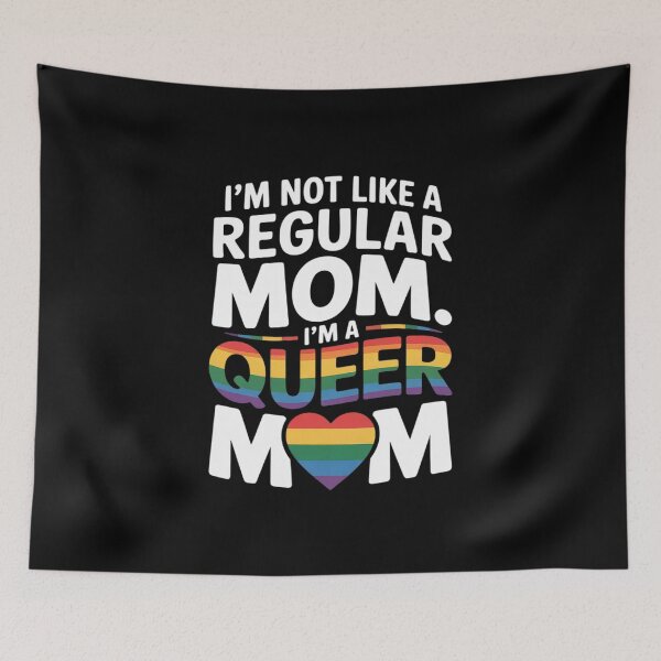 Item preview, I'm Not A Regular Mom I'm A Queer Mom, Gay Pride Mom 1 designed and sold by MarryIsMonth.
