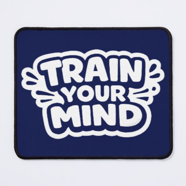 Item preview, Train Your Mind – Learning & Brain Motivation Typography designed and sold by Amr Darwish Graphic designer.