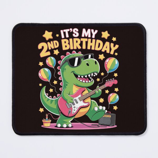 Item preview, Kids It's My 2nd Birthday T-Rex 2 Year old Birthday designed and sold by MichaelStalkas.