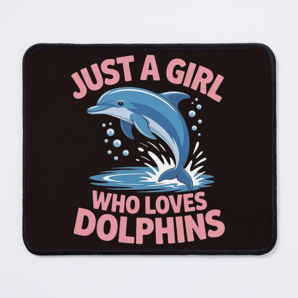 Item preview, Just A Girl Who Loves Dolphins Summer Cute Girl Dolphin- designed and sold by MichaelStalkas.