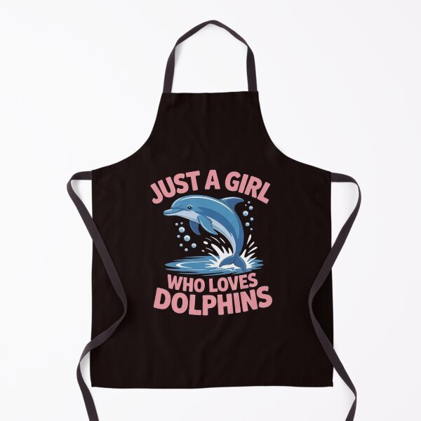 Item preview, Just A Girl Who Loves Dolphins Summer Cute Girl Dolphin- designed and sold by MichaelStalkas.