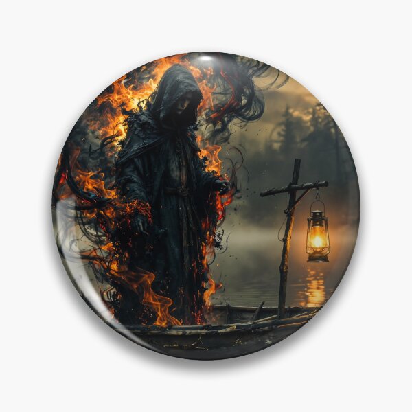 Item preview, Lantern Keeper of the Burning Lake designed and sold by Insomnia Art Designs.