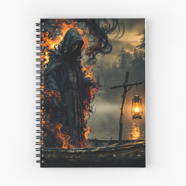Item preview, Lantern Keeper of the Burning Lake designed and sold by Insomnia Art Designs.