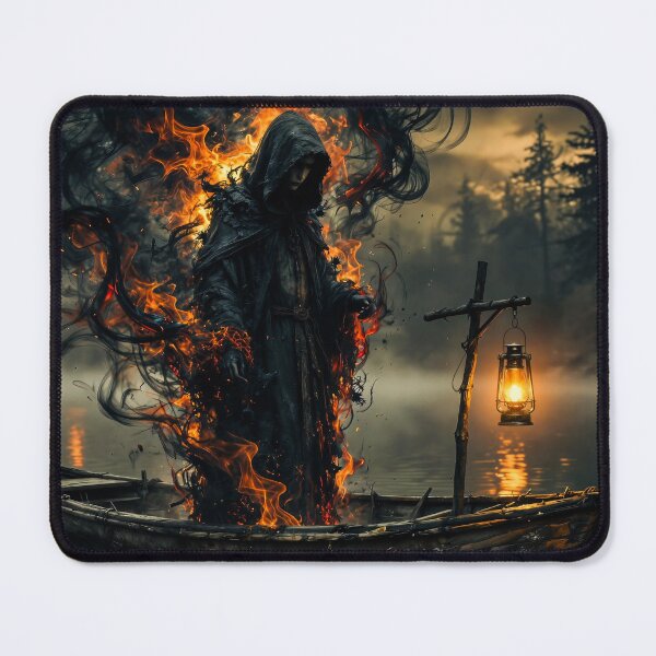 Item preview, Lantern Keeper of the Burning Lake designed and sold by Insomnia Art Designs.