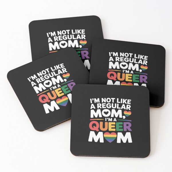 Item preview, I'm Not A Regular Mom I'm A Queer Mom, Gay Pride Mom1 designed and sold by MythWoot.
