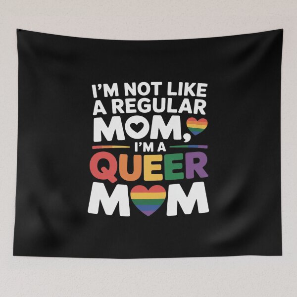 Item preview, I'm Not A Regular Mom I'm A Queer Mom, Gay Pride Mom1 designed and sold by MythWoot.