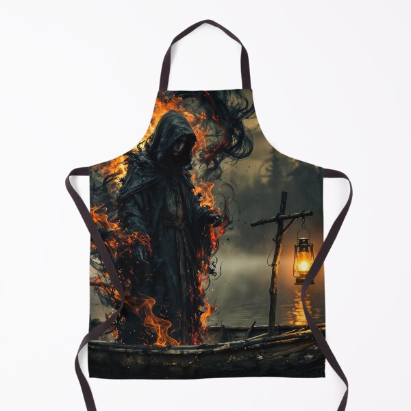 Item preview, Lantern Keeper of the Burning Lake designed and sold by Insomnia Art Designs.