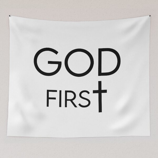 Item preview, God First designed and sold by BelieversOTW.