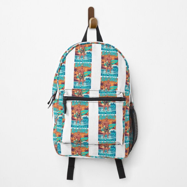 Item preview, Raging Way of Riding the Wave – Bold Surf Lifestyle Illustration designed and sold by C3J7.