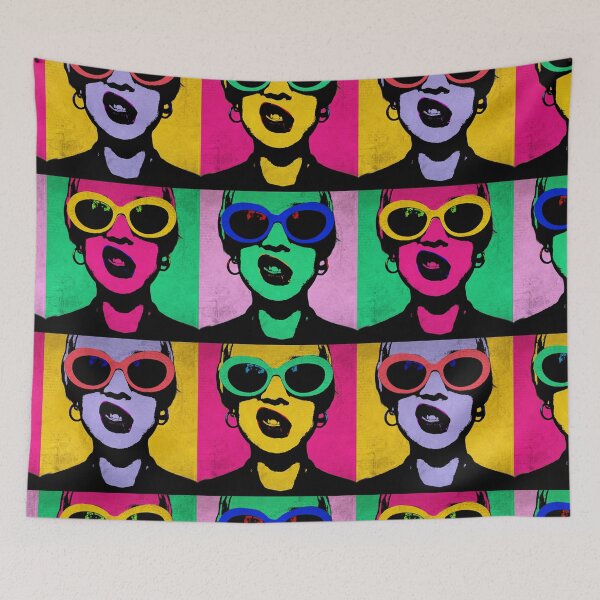 Item preview,  Custom pop art portrait designed and sold by Nora Gad.