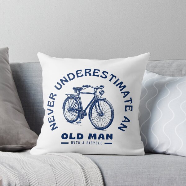 Item preview, Never Underestimate an Old Man with a Bicycle – Funny Cycling Grandpa Vintage & Strava Gifts designed and sold by BMLprint ⭐⭐⭐⭐⭐.