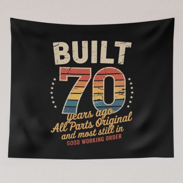 Item preview, Built 70 Years Ago - All Parts Original 70th Birthday designed and sold by AquaKiev.
