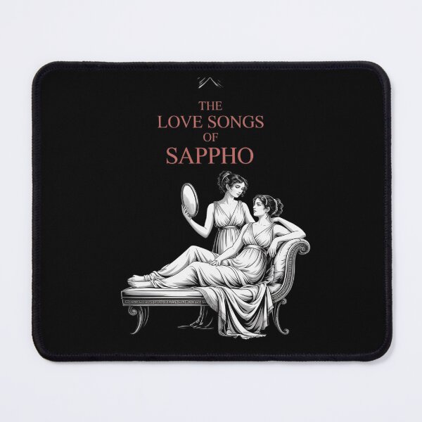 Item preview, Island of Lesbos, Songs of Sappho lesbian queer LGBT+ pride designed and sold by MythWoot.