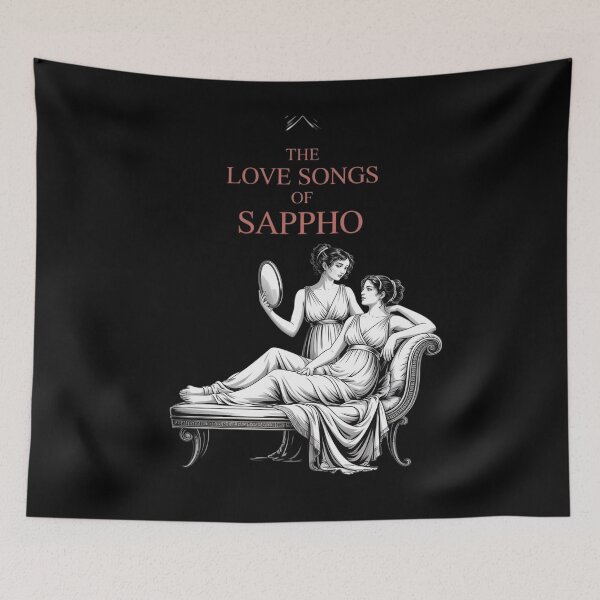 Item preview, Island of Lesbos, Songs of Sappho lesbian queer LGBT+ pride designed and sold by MythWoot.