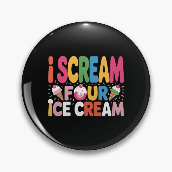 Item preview, I Scream Four Ice Cream 4th Birthday Kid Boy Girl Bday Party designed and sold by LindseyKris.