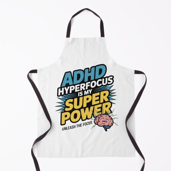 Item preview, ADHD Hyperfocus Is My Superpower Neurodiversity Art ver. 1 designed and sold by KRYO ARTS.