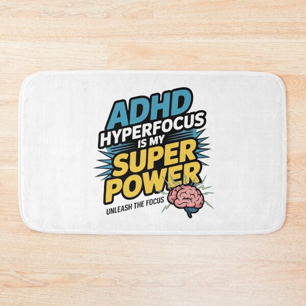 Item preview, ADHD Hyperfocus Is My Superpower Neurodiversity Art ver. 1 designed and sold by KRYO ARTS.