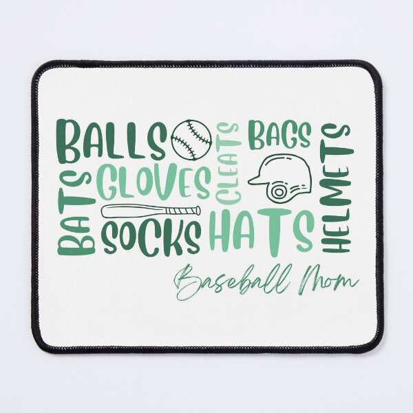 Item preview, Baseball Mom Checklist - Balls Bats Gloves Hats Gear List designed and sold by CulDeSacCreate.