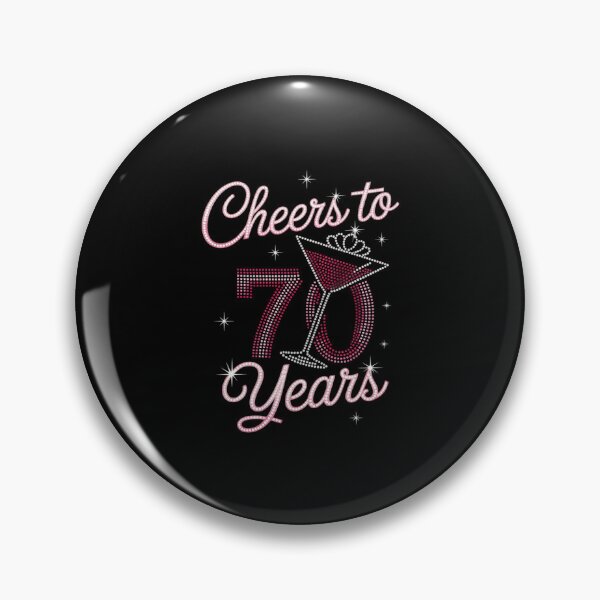 Item preview, Cheers To 70 Years 70th Birthday 70 Years Old Bday designed and sold by AquaKiev.