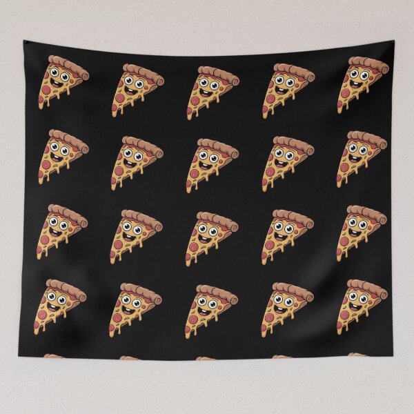 Item preview, Space Slice – Happy Pizza Cartoon designed and sold by GraphGUY.