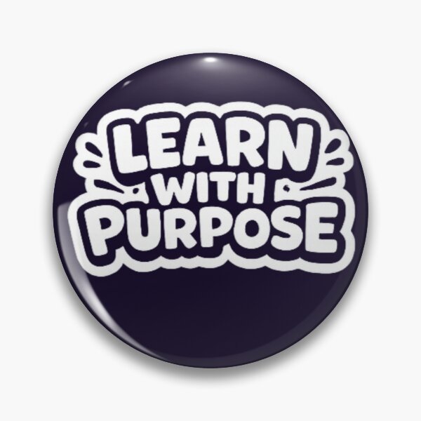 Item preview, Learn With Purpose – Smart Study Motivation Typography Design designed and sold by Amr Darwish Graphic designer.