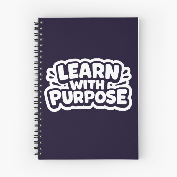 Item preview, Learn With Purpose – Smart Study Motivation Typography Design designed and sold by Amr Darwish Graphic designer.