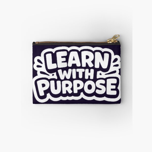 Item preview, Learn With Purpose – Smart Study Motivation Typography Design designed and sold by Amr Darwish Graphic designer.