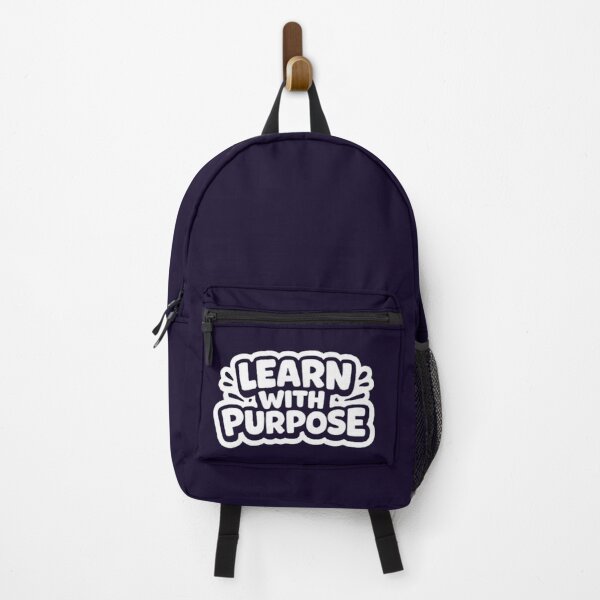 Item preview, Learn With Purpose – Smart Study Motivation Typography Design designed and sold by Amr Darwish Graphic designer.