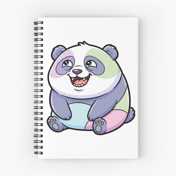 Item preview, Funny Cute Kawaii Panda Sticker – Chubby Cartoon Panda  with Silly Face designed and sold by PrimeDesign27.