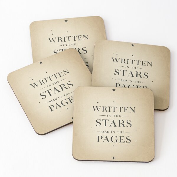 Item preview, Written in the Stars, Read in the Pages – Typographic Print designed and sold by YvkafromPoland.