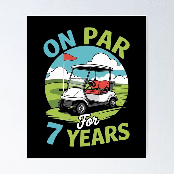 Item preview, 7th Birthday Golf 7 Years Old Golfer Kids Boys designed and sold by AquaKiev.