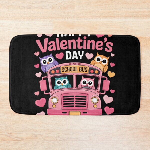 Item preview, Owls School Bus Driver Happy Valentines Day Apparel designed and sold by LindseyKris.