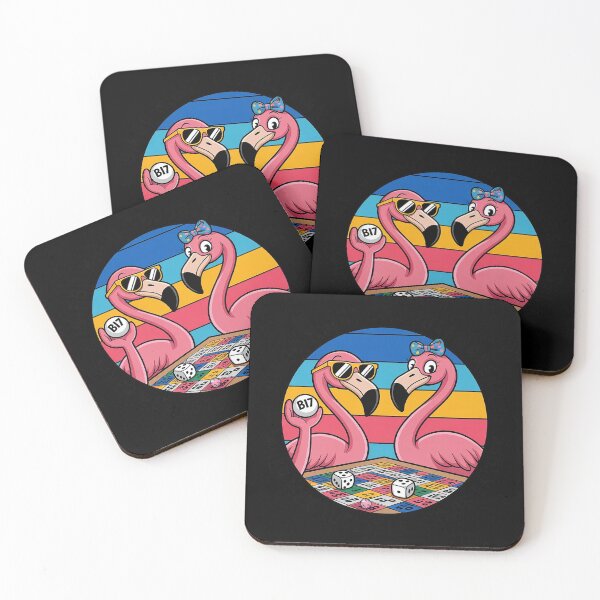 Item preview, Funny Flamingo Bingo Night Troublemakers designed and sold by LindseyKris.