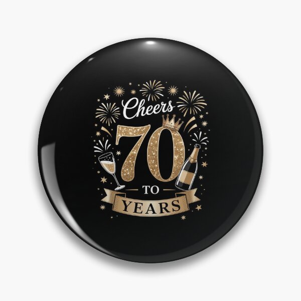 Item preview, Cheers To 70 Years Old Happy 70th Birthday Queen Champagne designed and sold by AquaKiev.